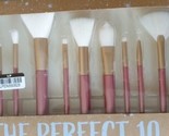 The Perfect 10 (10 Pieces Must-Have Cosmetic Brush Set)  New - $9.46