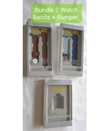 Heyday Bundle 2 Watch Bands + Watch Bumper for Apple Watch 38- 40mm - $19.16 CAD