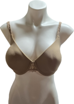 Wacoal Bra 36DD Underwire Satin Lightly Lined Cup Rose Embroidered Lace ... - $14.84