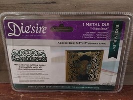 Die&#39;sire Crafter&#39;s Companions Metal Cutting Die Victoriana 5.2x2 Edgeabl... - £9.59 GBP
