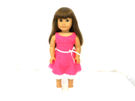 American Girl Doll Samantha  Original Pleasant Company Dressed in Heart Dress - £55.74 GBP