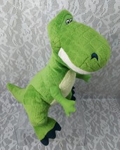 Toy Story Rex Dinosaur Dino Green Tags Kohls Disney Pixar 13&quot; Plush Stuffed 2014 - $9.95