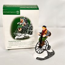 Department 56 Pennyfarthing Pedaling figure with box - £11.99 GBP