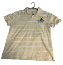 Mickey Mouse Light Yellow Polo Shirt Men’s Short Sleeve Disney Top XL St... - $27.52