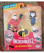 The Incredibles 2  Mr. Incredible &amp; Edna  Junior Supers Figures - $13.79 CAD