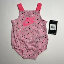 Nike Infants Futura Polka Dot Romper Coverall One Piece Shorts Outfit 3M 9M - £11.99 GBP