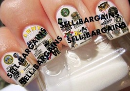 Army Black Knights West Point Military Academy》40 Different Designs》Nail... - €33,80 EUR