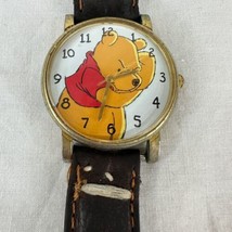 Disney Timex Winnie The Pooh Watch Thinking Pooh Easy Read Dial Needs BATTERY - £19.46 GBP