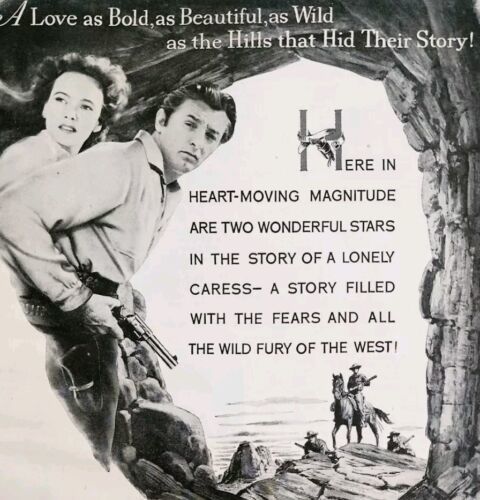 1947 Pursued Robert Mitchum Western Movie Advertisement Teresa Wright DW... - £22.56 GBP
