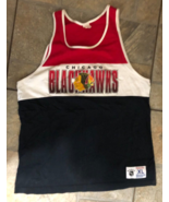 Chicago Blackhawks Hockey XL Men&#39;s Jersey Sleeveless Shirt - $27.13 CAD