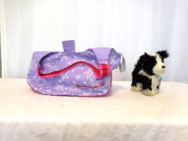 American Girl Purple 2 Doll Carry Travel Tote + American Girl  Sheepdog ... - £19.73 GBP