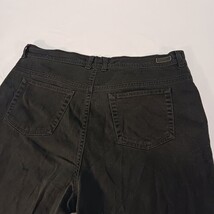 Gloria Vanderbilt Jeans Women's 14 Long Black Jeans 34x26 1/2 Measured image 8