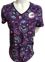 Womens Scrubstar Performance Stretch Scrub Top (Size Large) NEW WITH TAGS - £14.23 GBP