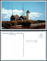Massachusetts Postcard - Cape Cod, Woods Hole, Coast Guard Lighthouse G36 - £2.31 GBP