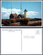 Massachusetts Postcard - Cape Cod, Woods Hole, Coast Guard Lighthouse G36 - £2.21 GBP