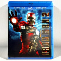 Iron Man 2 (3-Disc Blu-ray/DVD, 2010, Widescreen) Like New !  Robert Downey, Jr. - £7.45 GBP