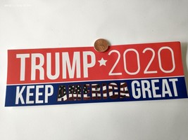 3X9&quot; Decal Sticker TRUMP 2020 KEEP AMERICA GREAT - $9.98