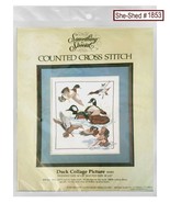 Something Special #50183 Vintage 1980&#39;s Counted Cross Stitch Craft Duck ... - £11.75 GBP
