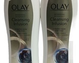 2X Olay Cleansing Infusion Body Wash Charcoal and Mint 13.5 Oz Each  - £20.25 GBP