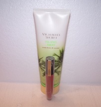 Victoria&#39;s Secret Island Away Lotion w L&#39;oreal Adored Matte Lip Stain Set - £14.21 GBP