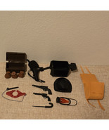VTG 70s Marx Lone Ranger Jonny West Lot of 13 Doll Accessories Wild West... - $64.81 CAD
