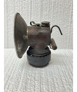 Antique Justrite MINER&#39;S Brass Lamp Spelunker&#39;s Carbide Light w/Air Cool... - $81.59 CAD
