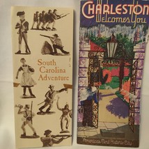2X Vintage 1960&#39;s? Charleston &amp; South Carolina Travel Brochure Guides - $5.98