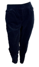 Talbots Navy Blue Pull On Corduroy Jeans Size 12 - £19.87 GBP