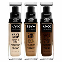 B1G1 At 20% Off Nyx Can't Stop Won't Stop Full Coverage Foundation (Read Desc) - $7.31+