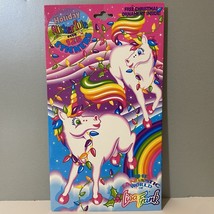 Vintage Lisa Frank Markie Unicorns Christmas Holiday Sticker Tote &amp; Orna... - $279.01 CAD