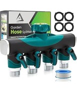 4 Way Hose Splitter (Superior Durability), Premium Garden Hoses Connector - $31.45 CAD