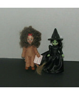 Set of 2 Madame Alexander Dolls Wicked Witch, Cowardly Lion 5 Inch MacDo... - £13.14 GBP