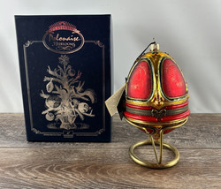 Platinum Polonaise Heirlooms 12 Days Christmas Egg Mostowski Two Turlte Doves - £160.76 GBP