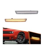 For Dodge Challenger 15-23 Clear LED Front Bumper Side Marker Signal Light - $9.89