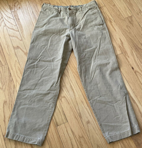 Timberland Men's Khaki (Beige/Light Brown) 100% Cotton Pants Size 34x32 - £26.37 GBP