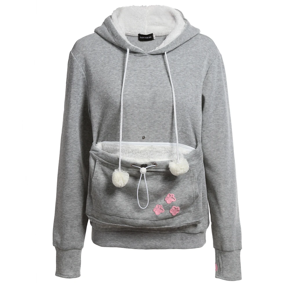 Fashion   Cat Lovers Hoodies Ears Cuddle Pouch Dog Pet Hoodies For Casual Kangar - £124.20 GBP