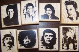 8 Celebrities New Rubber Stamps )n Sale! - £51.04 GBP