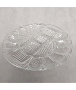 Smith Crystal Egg Server Relish Dish Pattern 567 - $24.95