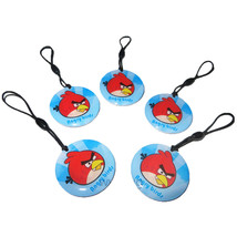 5pcs 125KHz RFID EM EM4100 EM4102 Proximity Induction Cartoon Bird Lanya... - £11.24 GBP