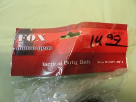 BLACK  FOX METRO GEAR MEDIUM TACTICAL DUTY  BELT 32&quot;-38&quot; - $218.36 MXN