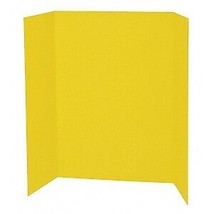 Pacon PACP3769 48 x 36 in. Single Wall Presentation Board, Yellow - $143.47