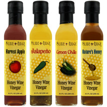 Slide Ridge Honey Wine Vinegar Assorted Flavors 8.5 fl oz - 4 Pack - $54.44