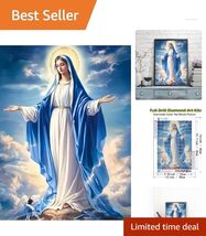Complete Virgin Mary Diamond Art Kit for Adults - Mindful DIY Craft 11.8... - $17.77