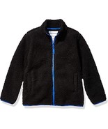 Amazon Essentials Boys and Toddlers&#39; Fleece Zip-up Hoodie Sweatshirt Bla... - £20.11 GBP