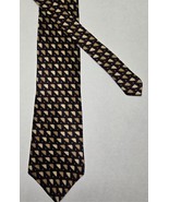 GANT Men’s 100% Silk Geometric  Black Tie 57” Long 3.75” - $165.89 MXN