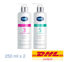 2 x Vaseline Pro Derma Niacinamide Brightening Body Lotion Reveal radiant 250 ml - £54.59 GBP