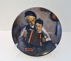 The Music Maker Fifth Plate Norman Rockwell Heritage Collection No COA/ Box l981 - £13.22 GBP