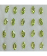 Natural Peridot Marquise Faceted Cut 6X3mm Parrot Green Color VS Clarity... - £0.87 GBP