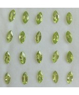 Natural Peridot Marquise Faceted Cut 6X3mm Parrot Green Color VS Clarity... - $1.11