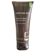Every Man Jack Hydrating Shave Cream All Skin Types  Fragrance Free 6.7 OZ. - $39.59